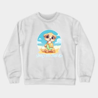 Living the best life Crewneck Sweatshirt